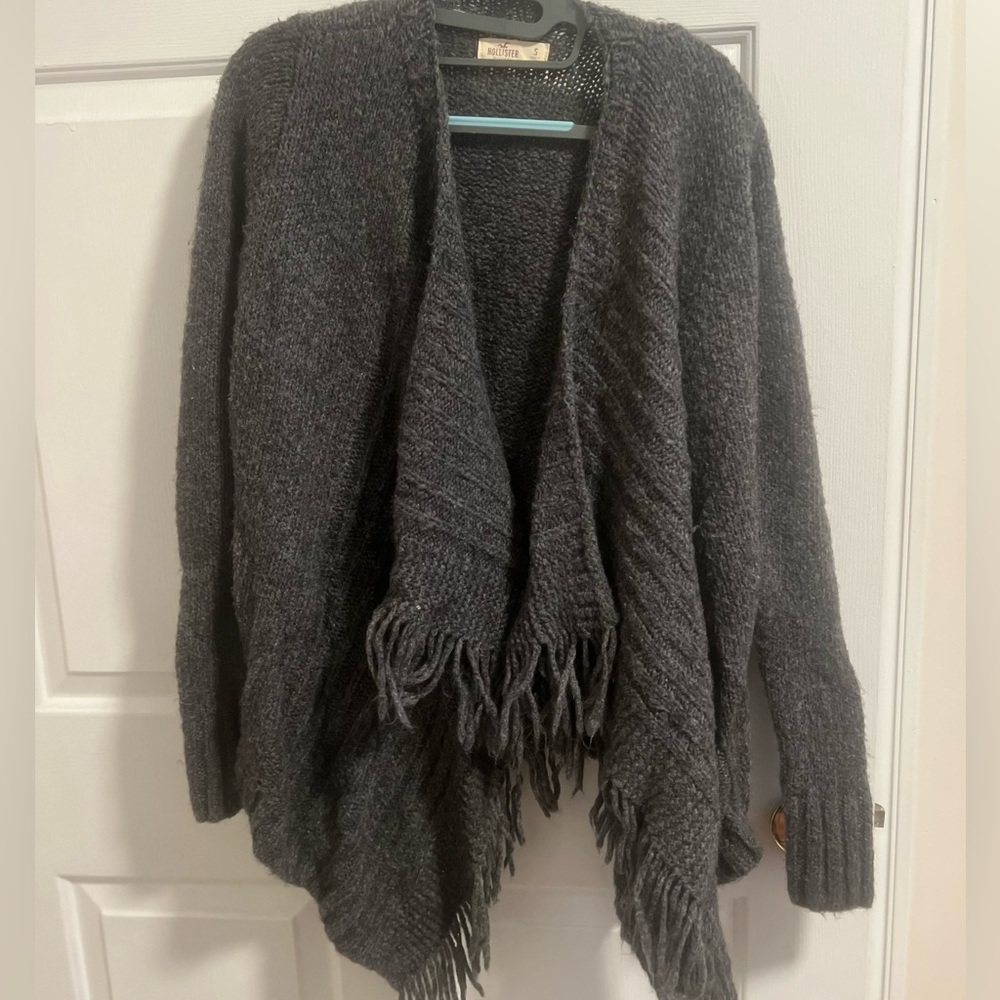 Hollister Boho Cardigan Gray